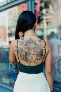 Tatuaje de Geisha