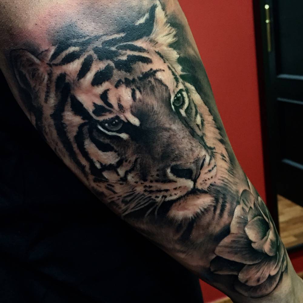 Tatuaje con significado de tigre