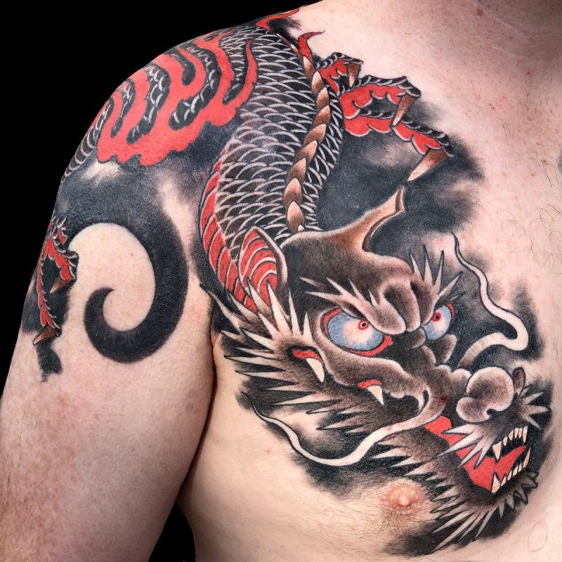 Tatuaje con significado dragon