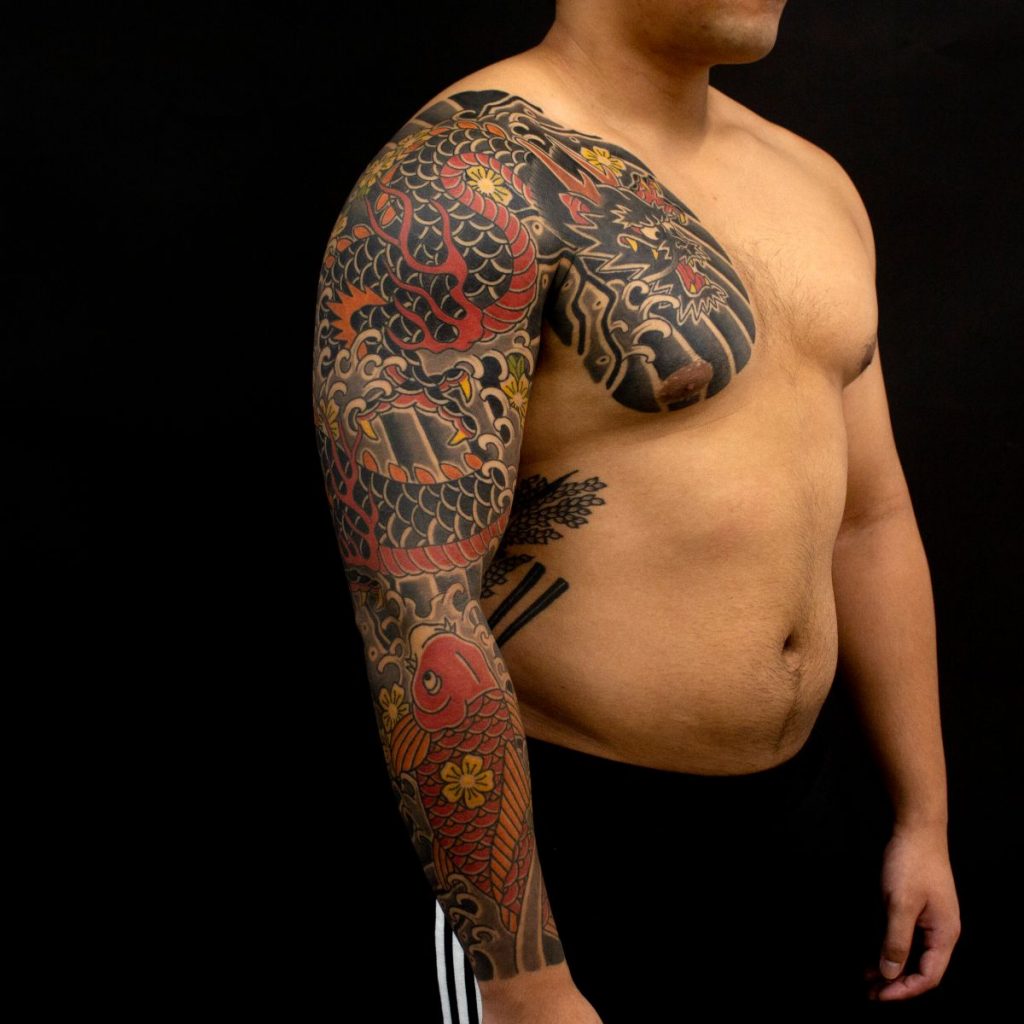 Tatuaje moderno japones