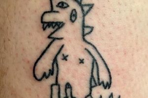 Tatuaje estilo ignorant tattoo