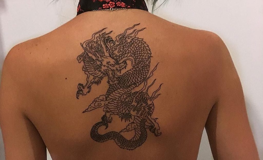 Tatuajes de dragones simbología