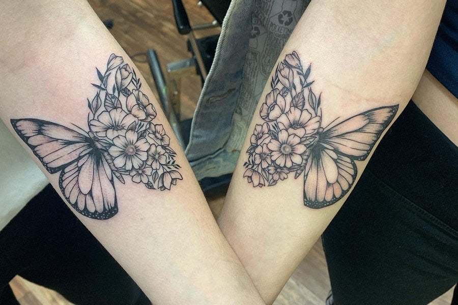 Tatuajes de mariposas