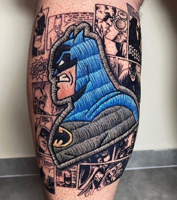 Tatuaje Bordado Punto Crewel 1