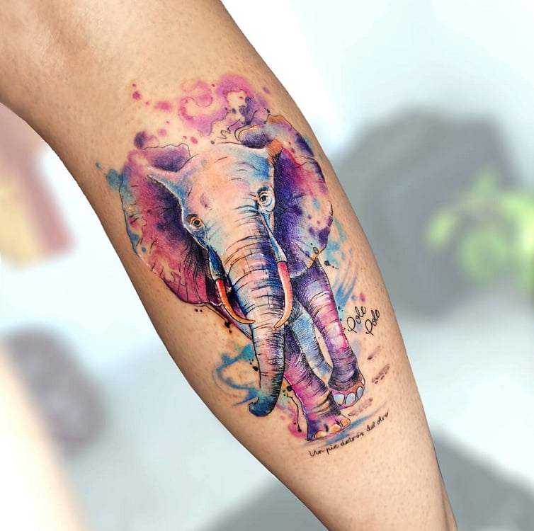 Estilos de tatuajes Acuarela