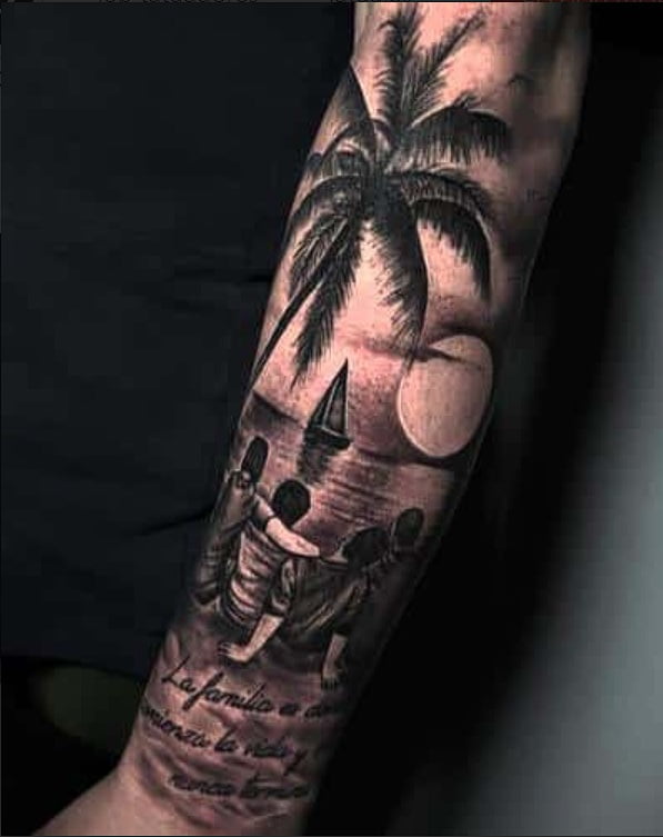 Tatuajes de familia con imágenes