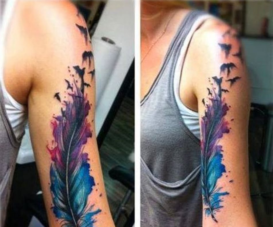 Tatuajes de plumas