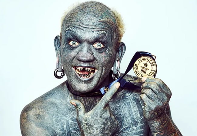 Hombres más tatuados del mundo