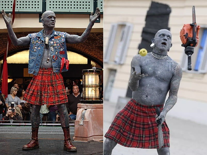 Hombres más tatuados del mundo: Lucky Diamond Rich