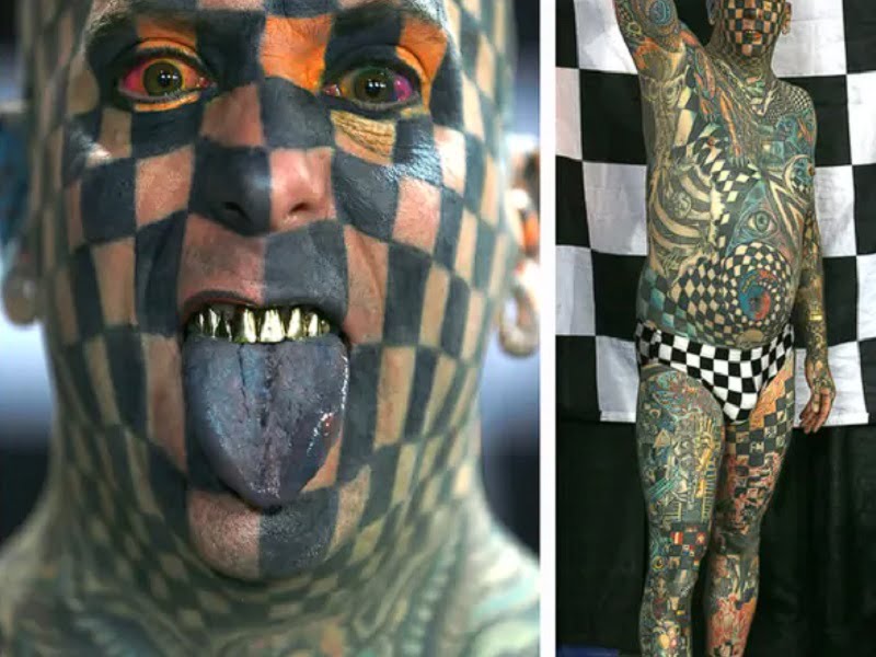 Hombres más tatuados del mundo: Matt