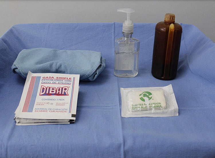 Material para tatuar desechable