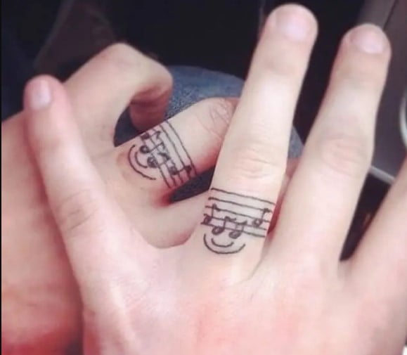 Anillos de notas música