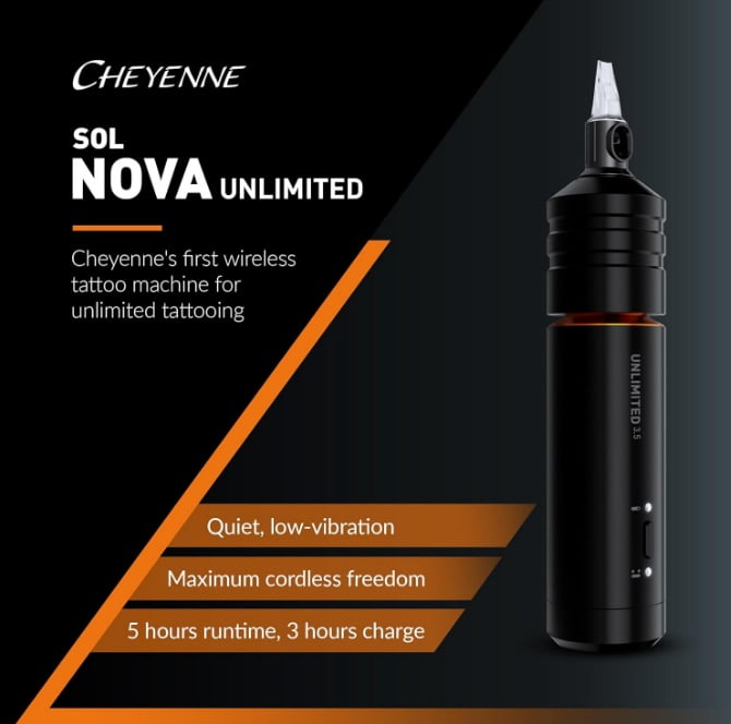 Máquina de tatuar inalámbrica Cheyene