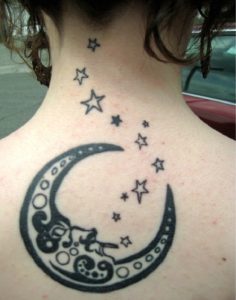 luna en la espalda