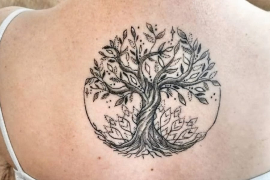 Tatuaje del árbol de la vida