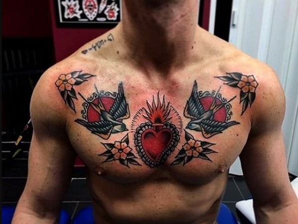 corazón en el pecho