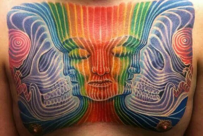 Tatuajes Psicodélicos rostros