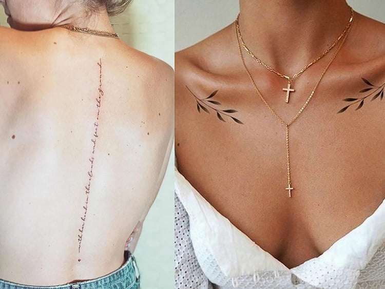 tatuajes finos y elegantes para mujeres