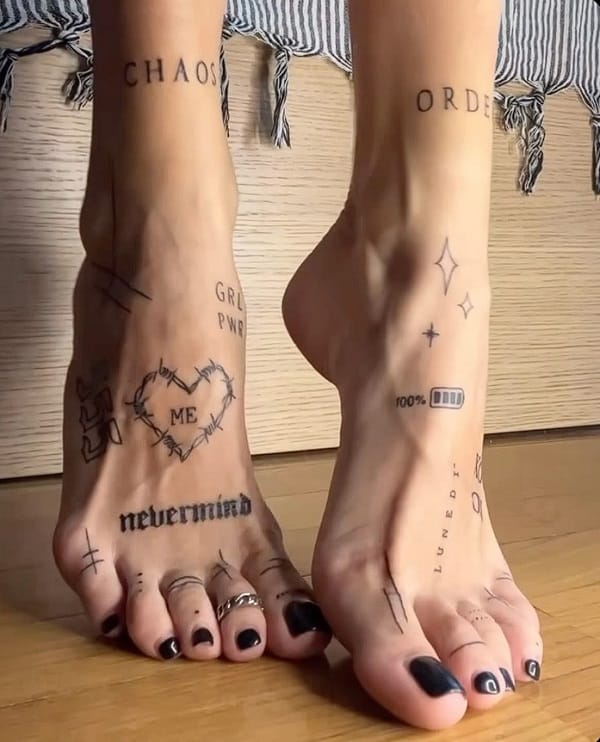 Tatuajes en pies