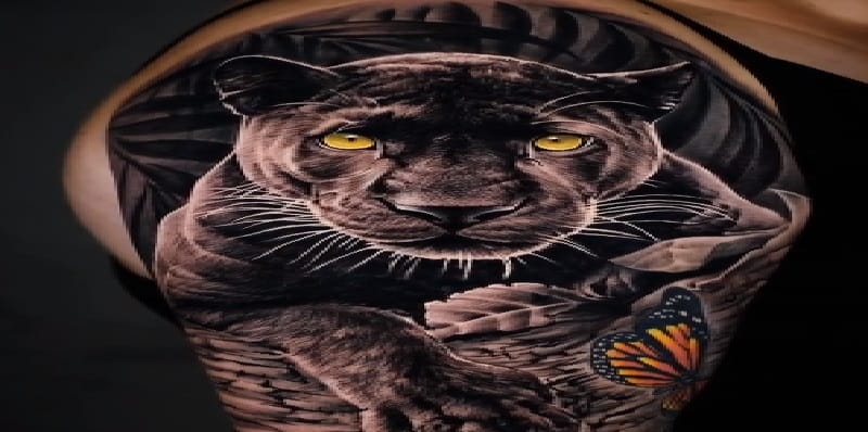 tatuaje de pantera negra
